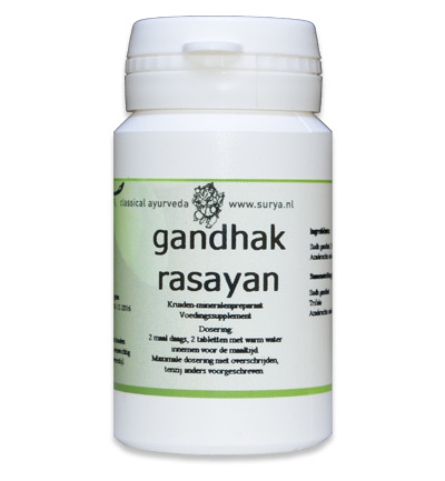 Surya Gandhak rasayan (60 tabletten)