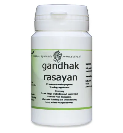 Surya Gandhak rasayan (60 tabletten)