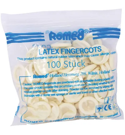 Romed Vingercondooms latex XL (100 stuks)