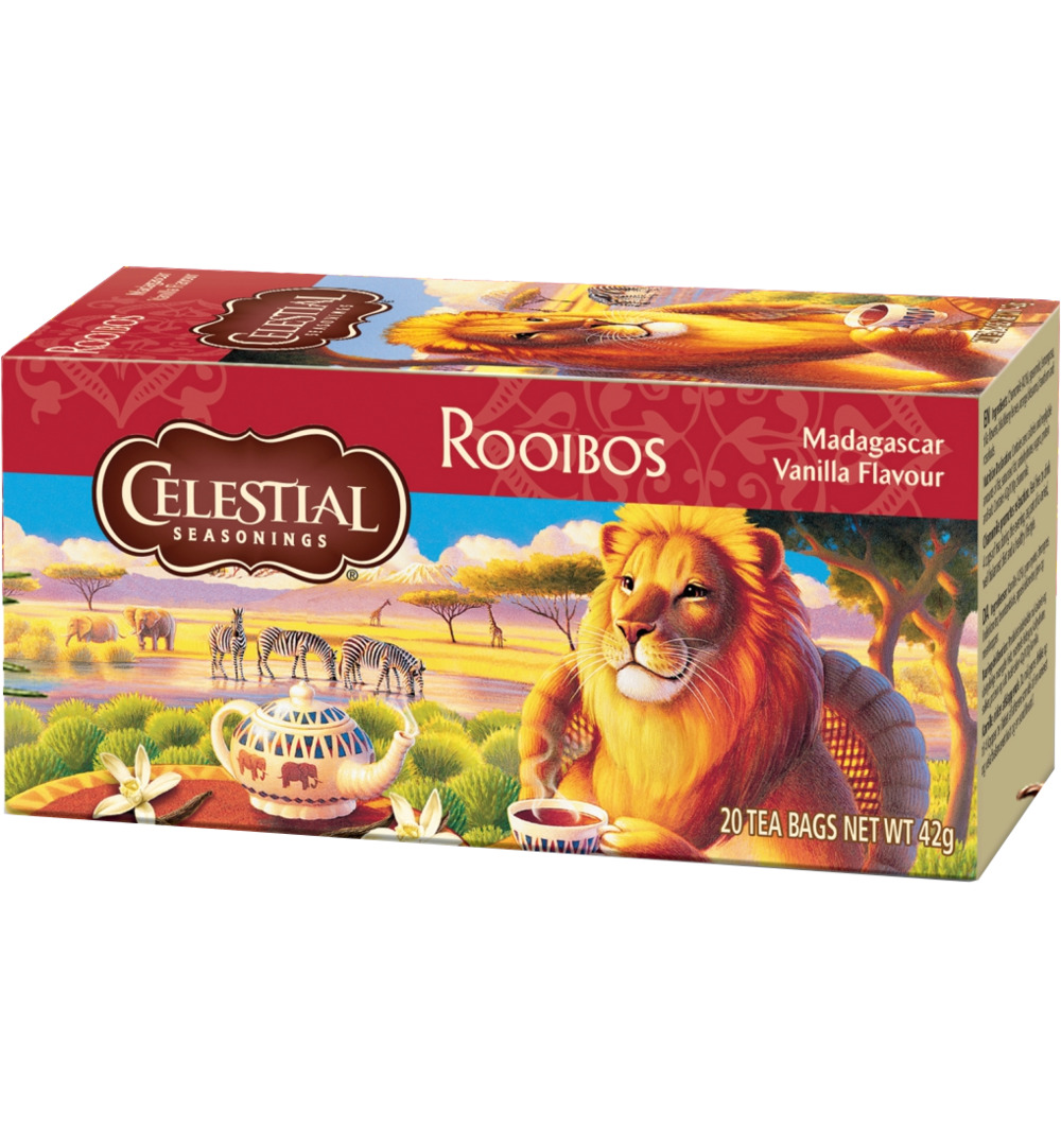 Celestial Seasonings Madagascar vanilla red tea (20 stuks)