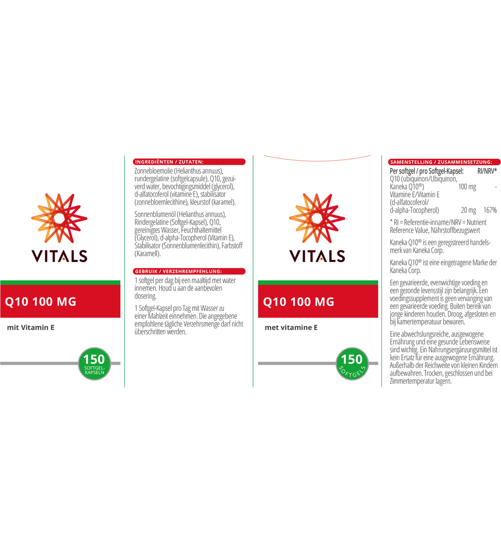 Vitals Q10 100mg (150 capsules) - image 3