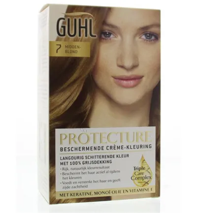 Guhl Beschermende Cremekleur 7 Midblond (1 set)