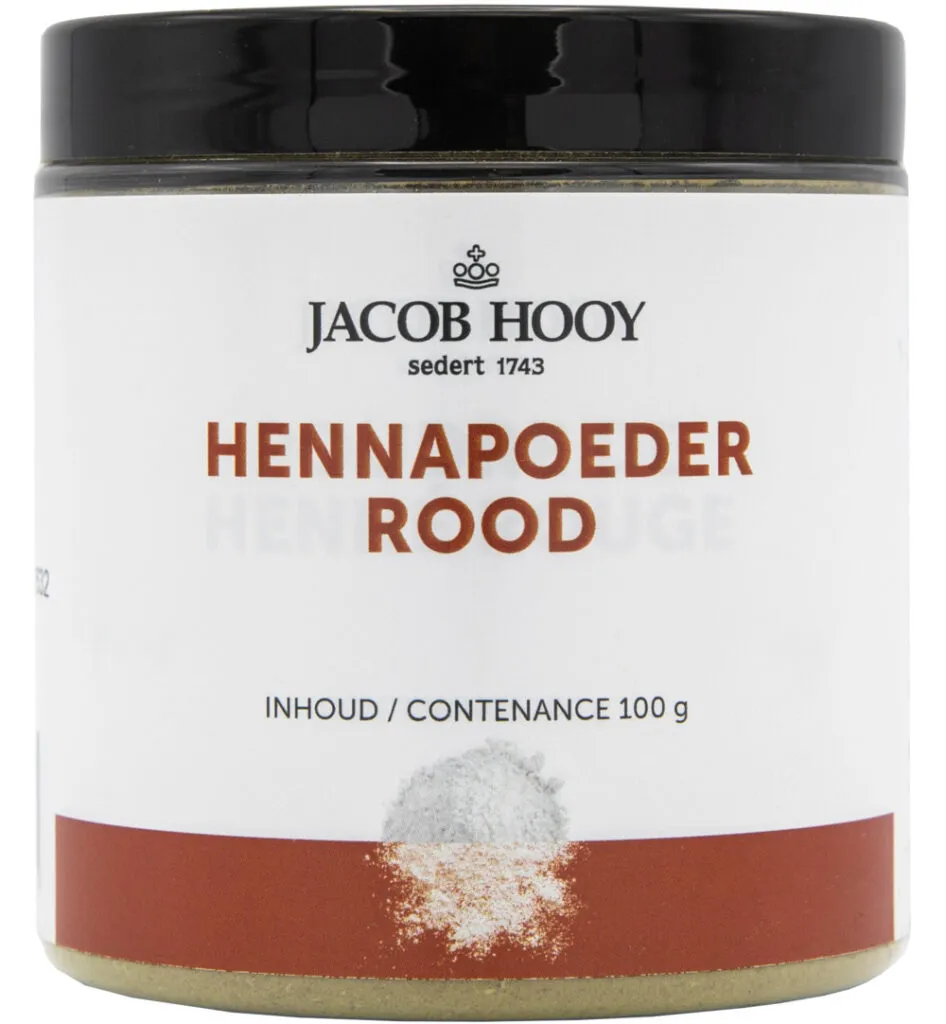 Jacob Hooy Hennapoeder rood potje (100 gr)