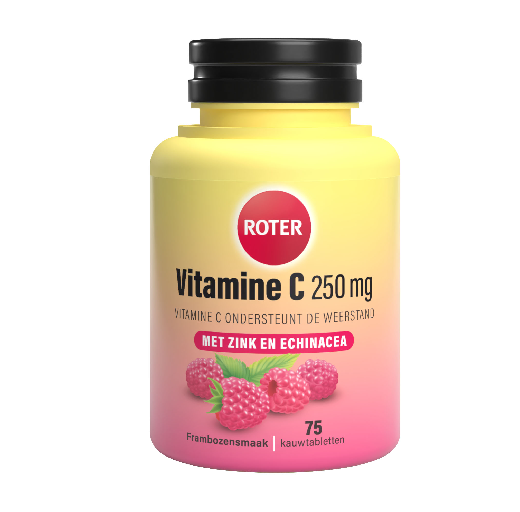 Roter Vitamine C weerstand forte 250 mg (75 kauwtabletten)