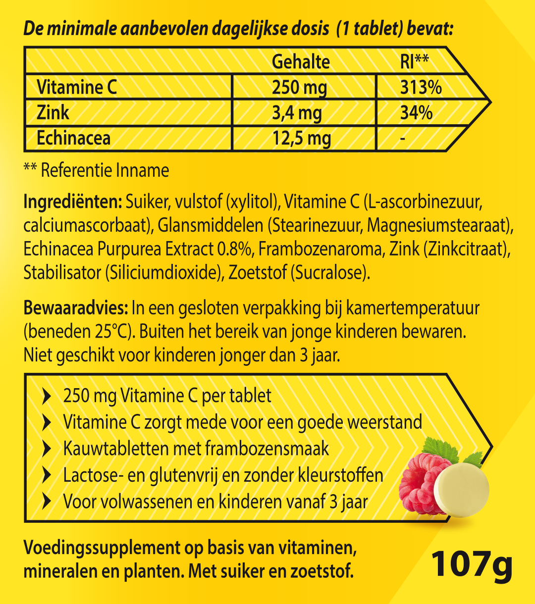 Roter Vitamine C weerstand forte 250 mg (75 kauwtabletten) - image 3