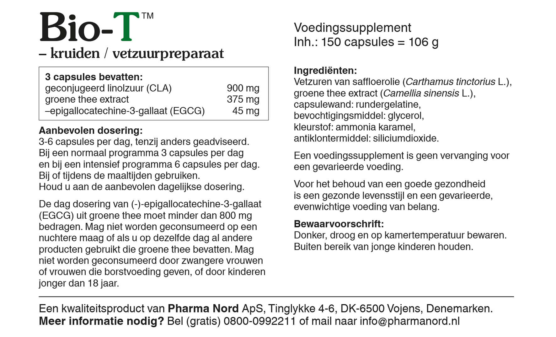 Pharma Nord Bio T (150 capsules)