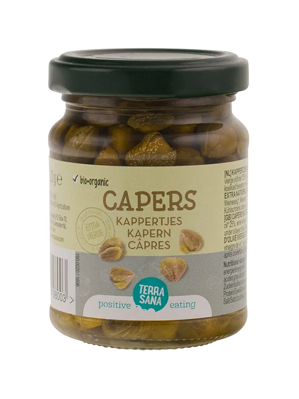 Terrasana Siciliaanse Kappertjes In Olijfolie Bio (120 gr)