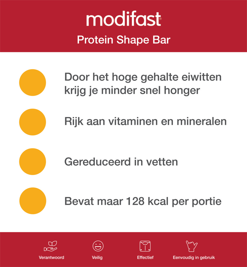 Modifast Control Reep Pure Chocolade/Sinaasappel (6 X 31 gr) - image 2