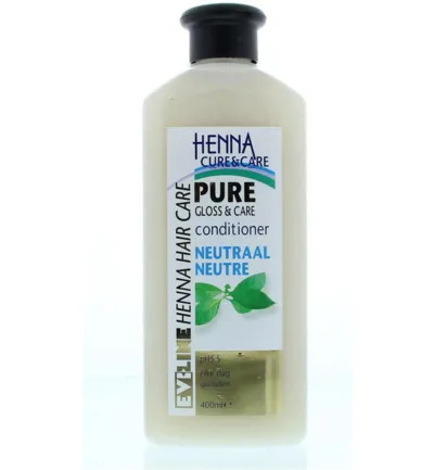 Evi-Line Henna Cure & Care Conditioner pure no parabens neutraal (400 ml)
