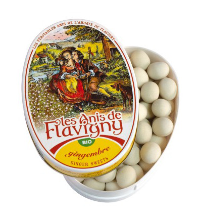 Les Anis De Flavigny Anijspastilles Gember Bio (50 gr)