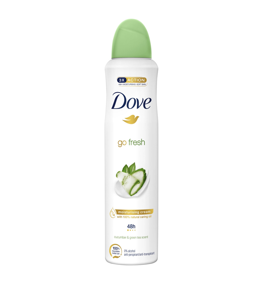 Dove Deodorant spray Go fresh cucumber (250 ml)