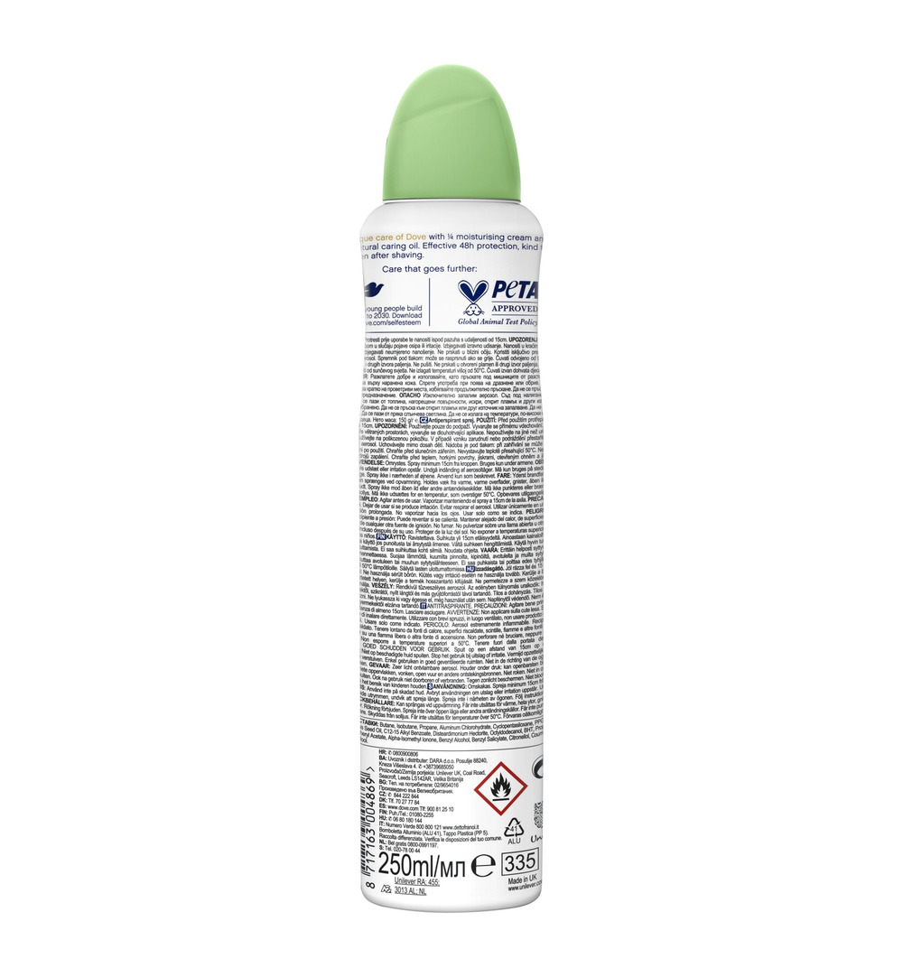 Dove Deodorant spray Go fresh cucumber (250 ml) - image 2