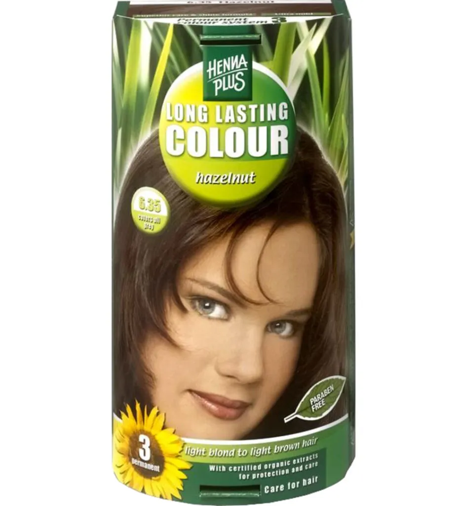Hennaplus Long lasting colour 6.35 hazelnut (100 ml)