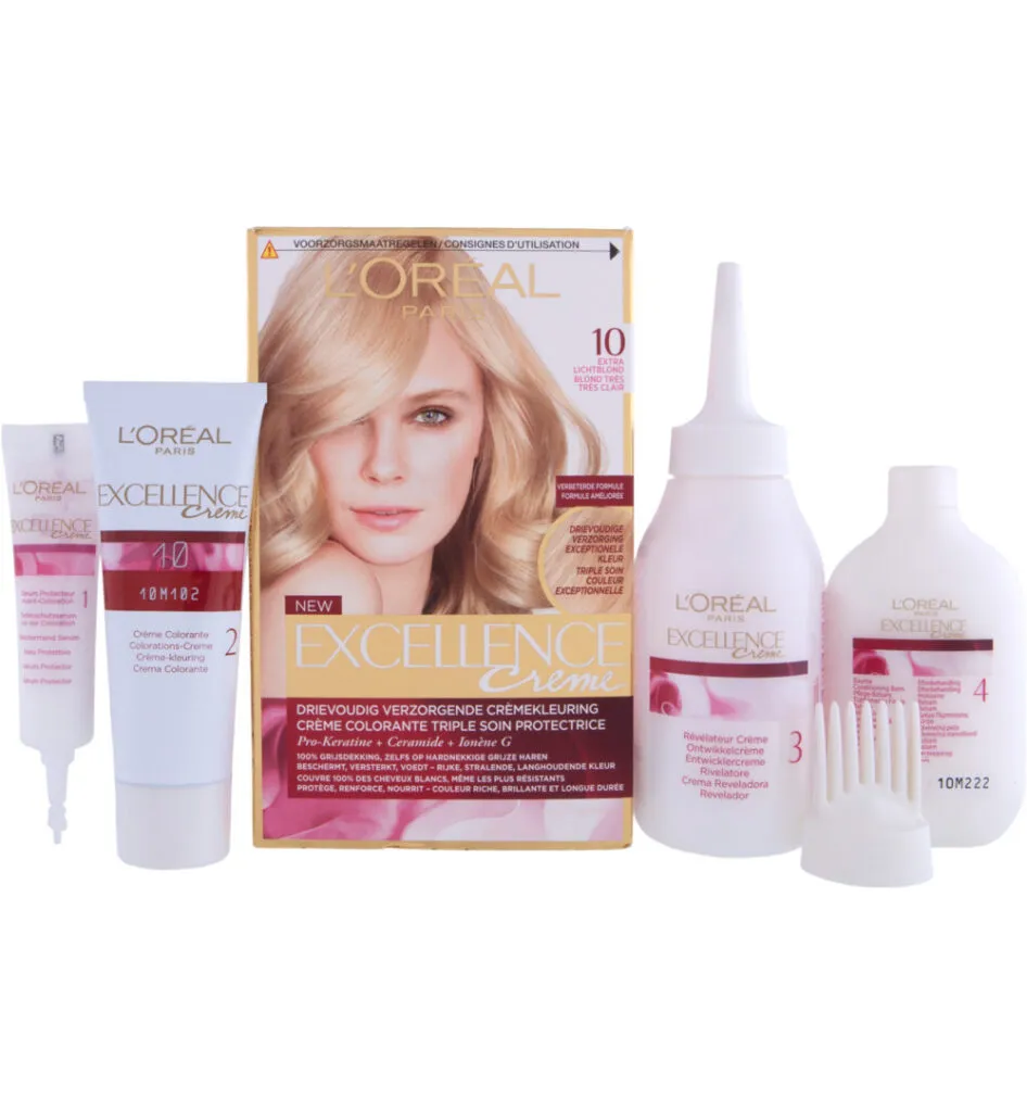 L'Oréal Excellence 10 Extra Lichtblond (1 set)