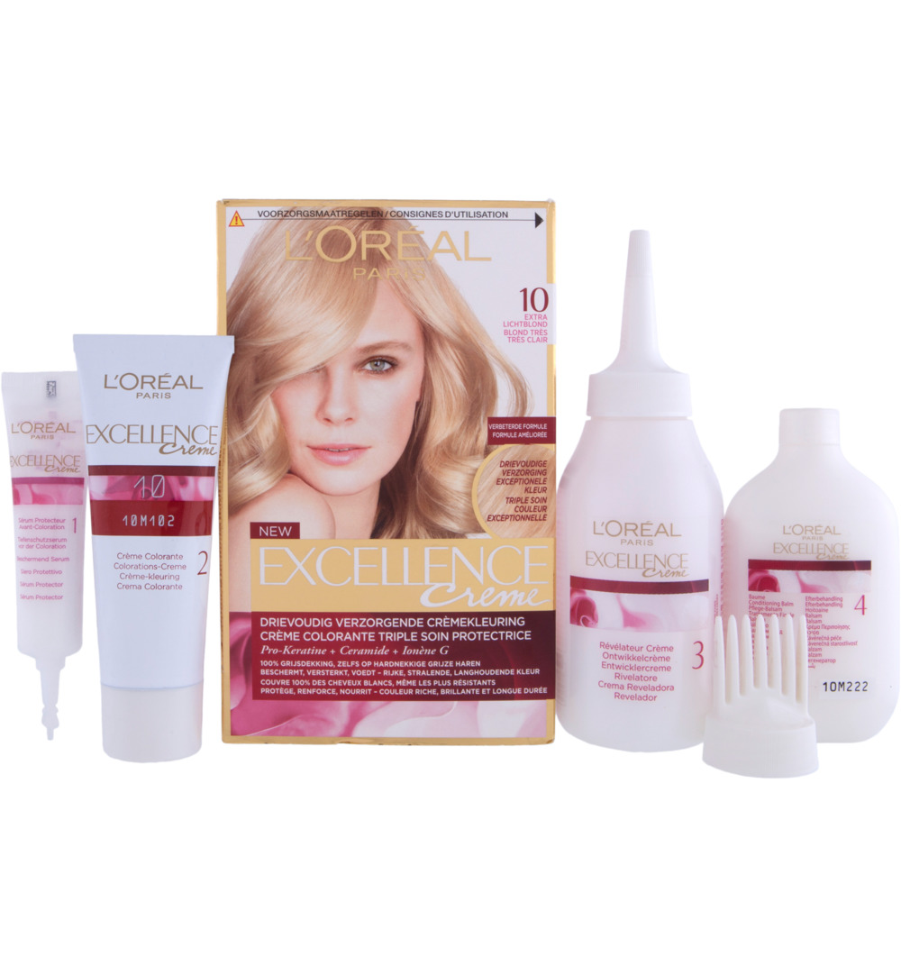L'Oréal Excellence 10 Extra Lichtblond (1 set)
