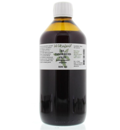 De Cruydhof Sint Janskruid olie met olijfolie (500 ml)
