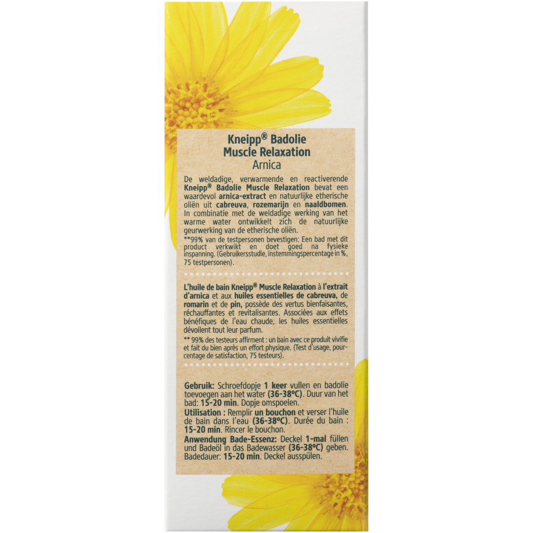Kneipp Badolie arnica active (100 ml) - image 3