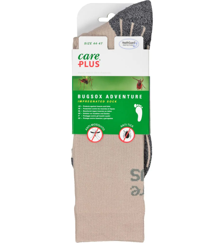 Care Plus Bugsox Adventure Khaki 44-47 L (1 Paar)