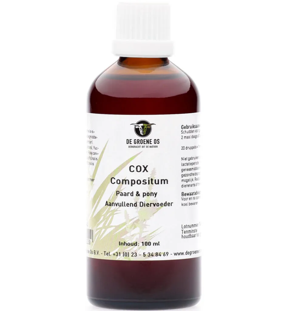 Degroene Os Cox Compositum Paard/Pony (100 ml)
