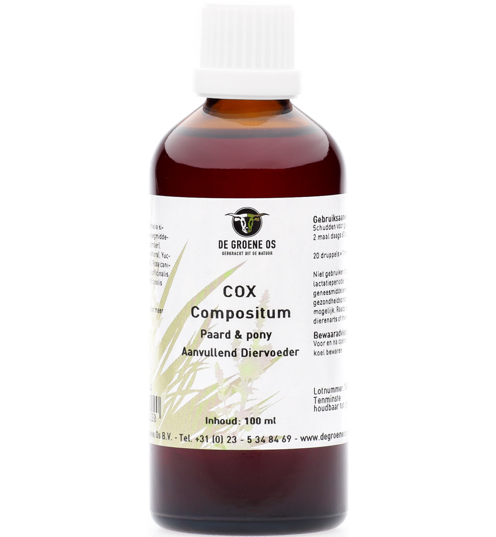 Degroene Os Cox Compositum Paard/Pony (100 ml)