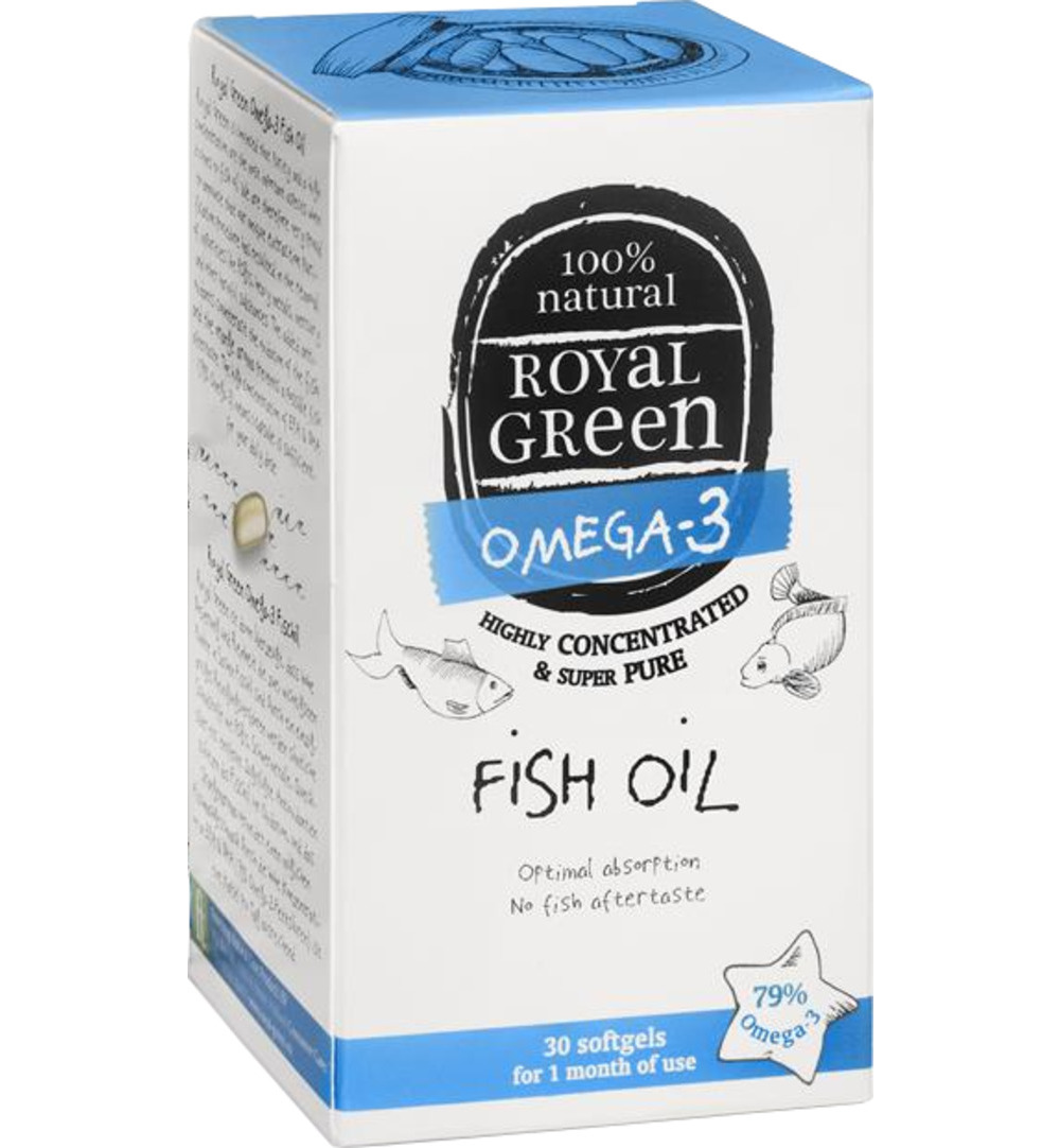 Royalgreen Omega 3 Visolie (30 Softgels)