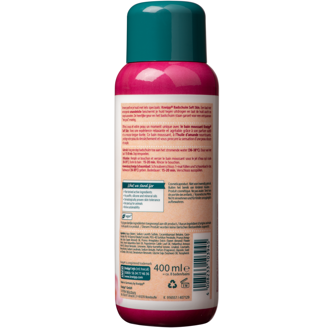 Kneipp Badschuim soft skin amandelbloesem (400 ml)