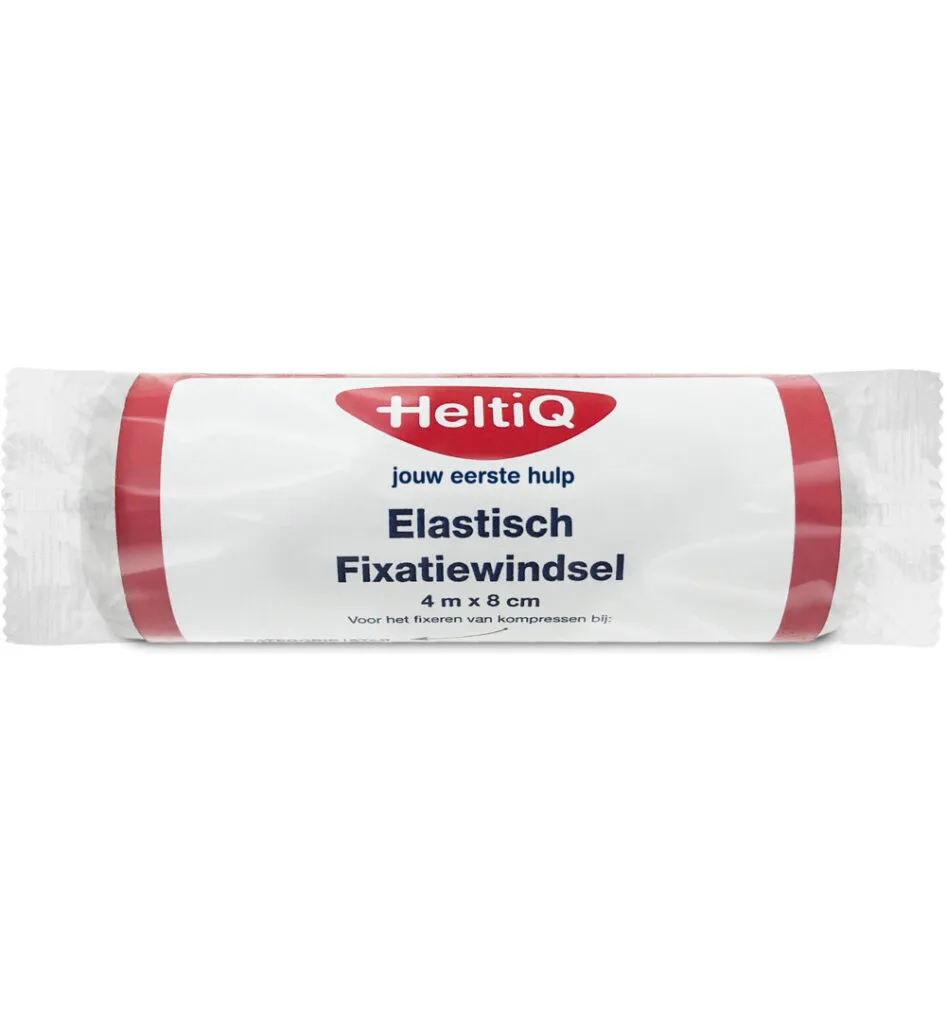HeltiQ Elastisch fixatiewindsel 4m x 8 cm (1 stuk)