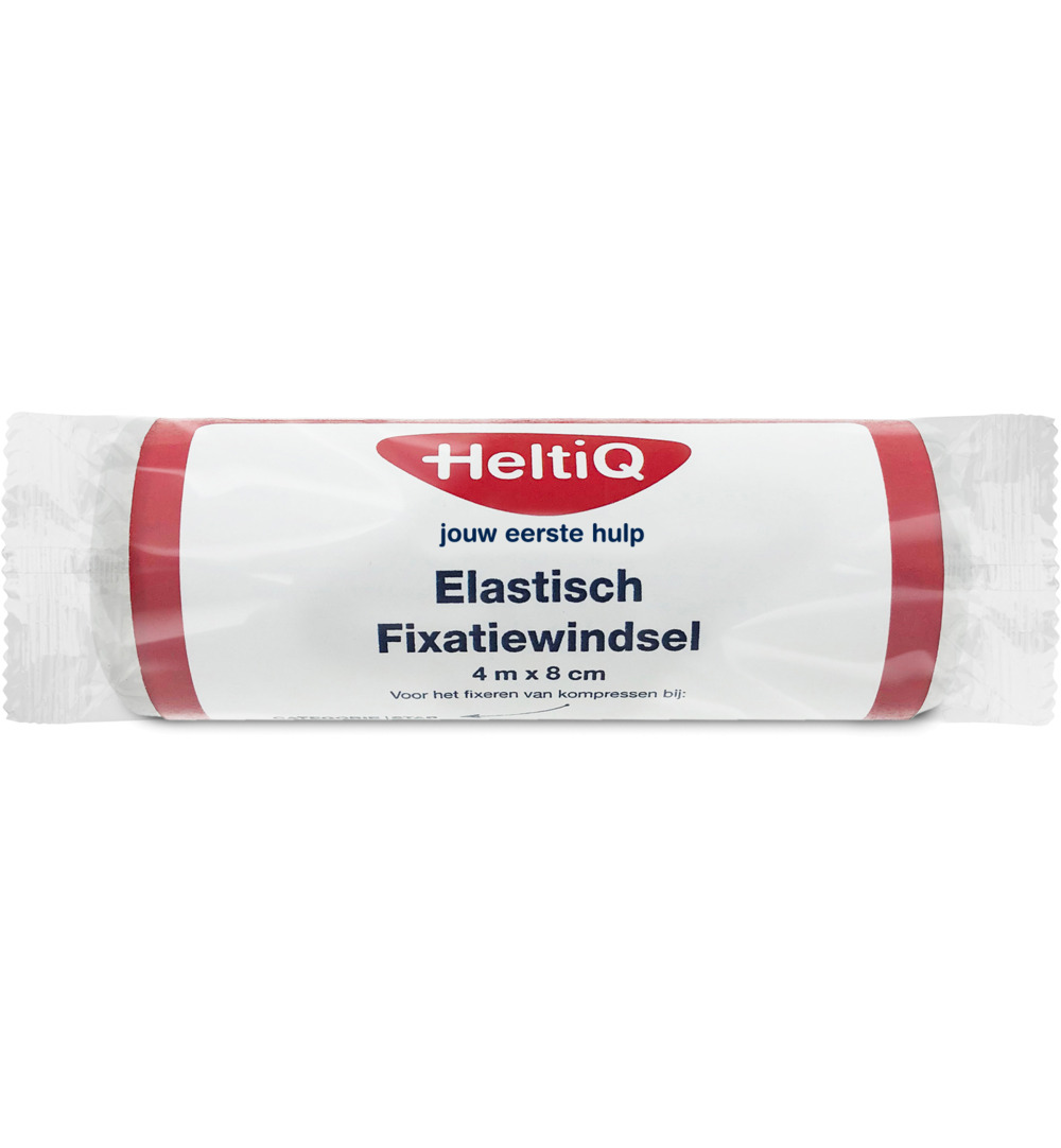 HeltiQ Elastisch fixatiewindsel 4m x 8 cm (1 stuk)