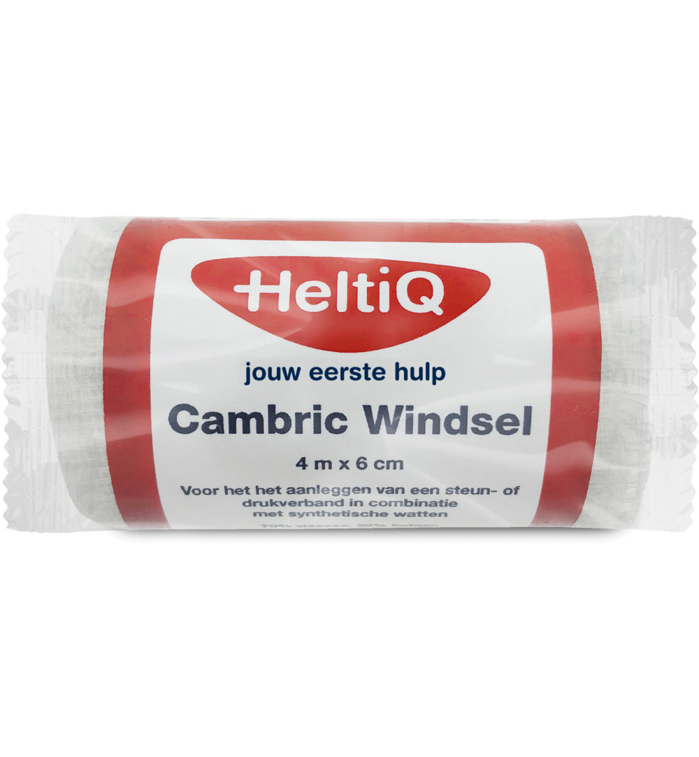 HeltiQ Cambric windsel 4m x 6 cm (1 stuk)