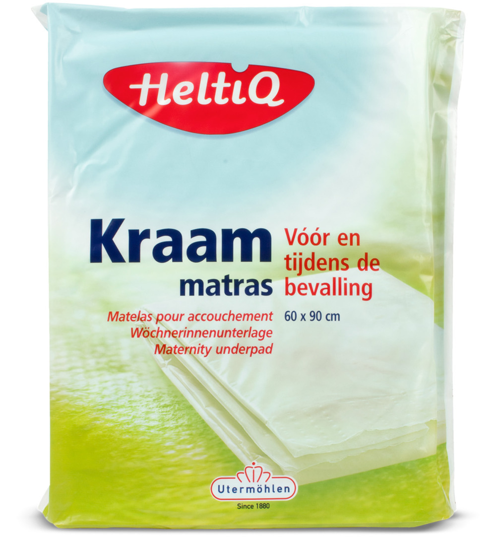 HeltiQ Kraammatras 60 x 90 cm zak (2 stuks)