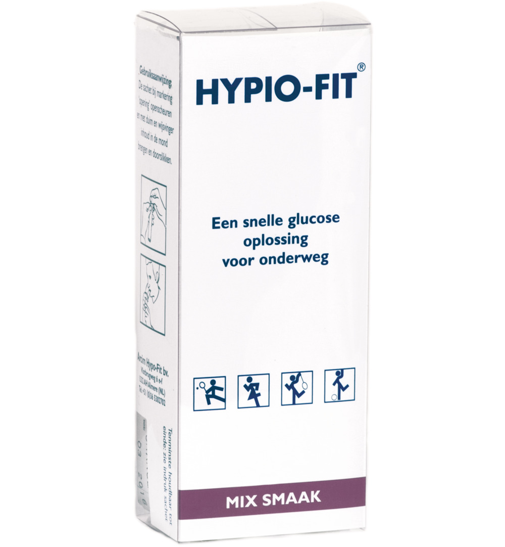 Hypio-Fit Direct energy mix diverse smaken (12 zakjes)