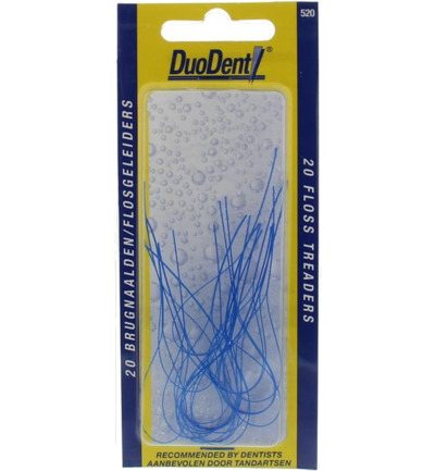 Duodent Brugnaald/flosgeleiders super fine (20 stuks)