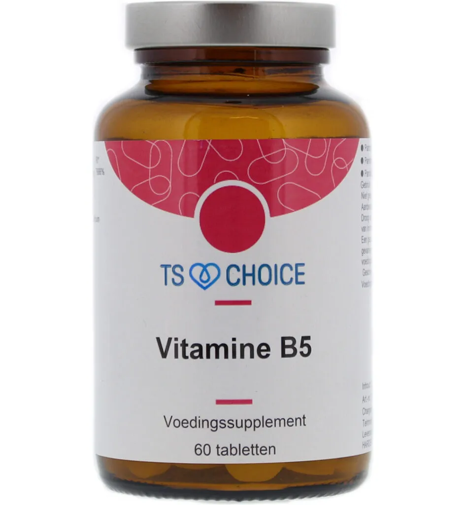 TS Choice Vitamine B5 460 pantotheenzuur (60 tabletten)