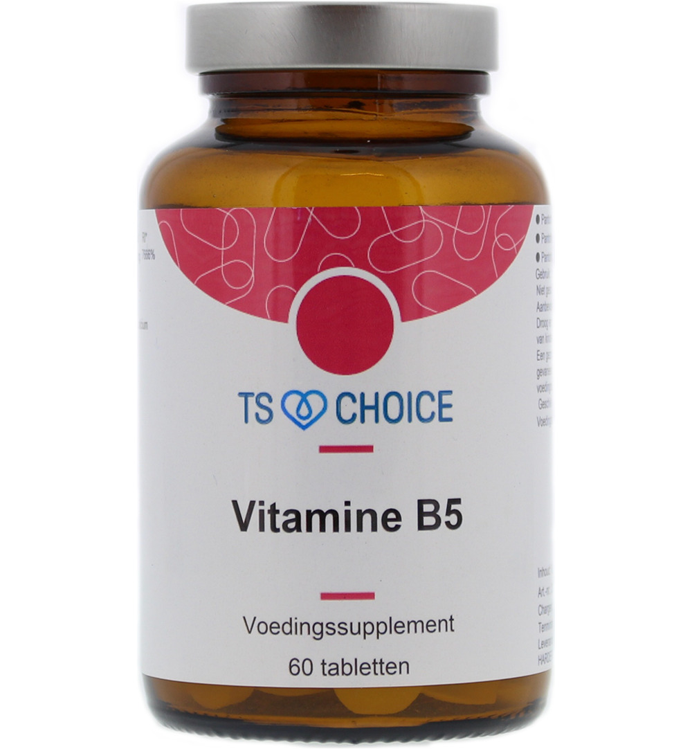TS Choice Vitamine B5 460 pantotheenzuur (60 tabletten)