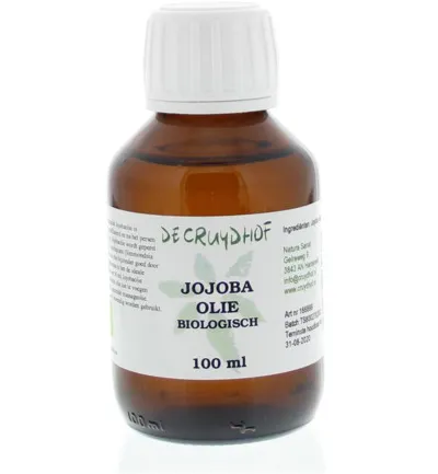 De Cruydhof Jojoba olie koudgeperst bio (100 ml)