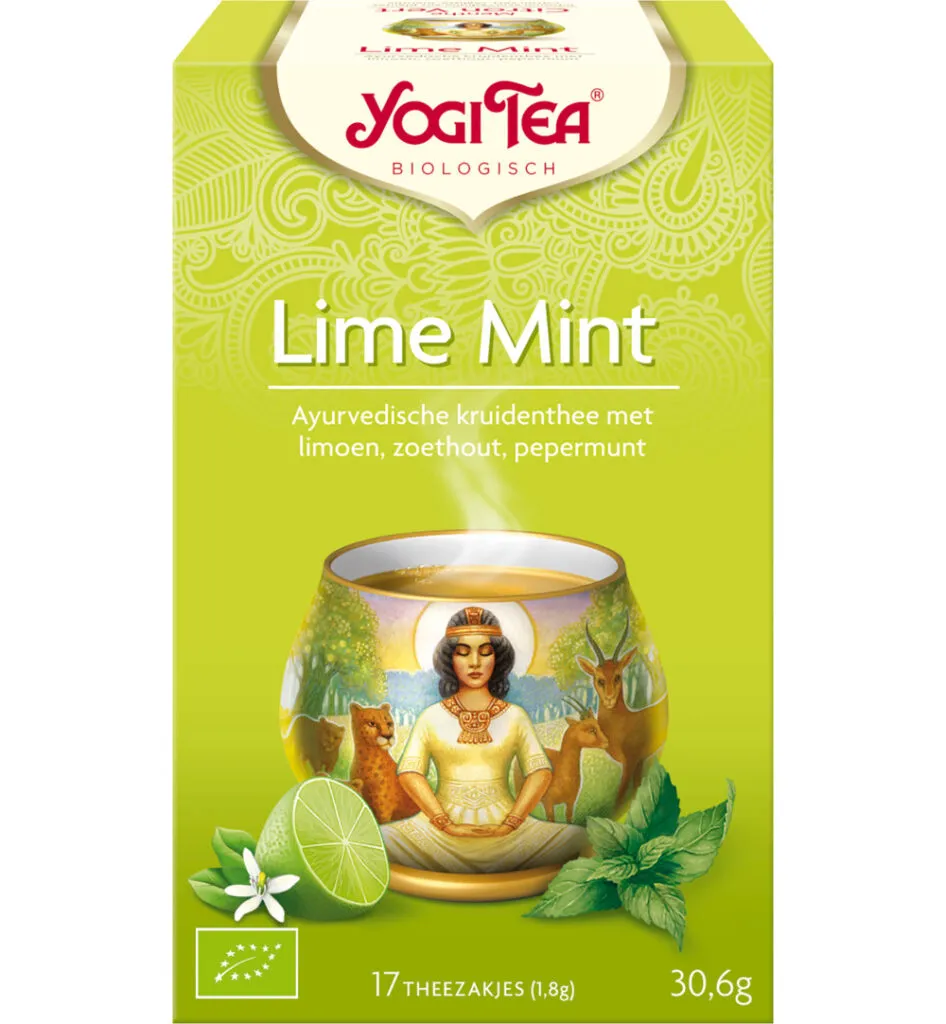 Yogi Tea Lime mint bio (17 stuks)