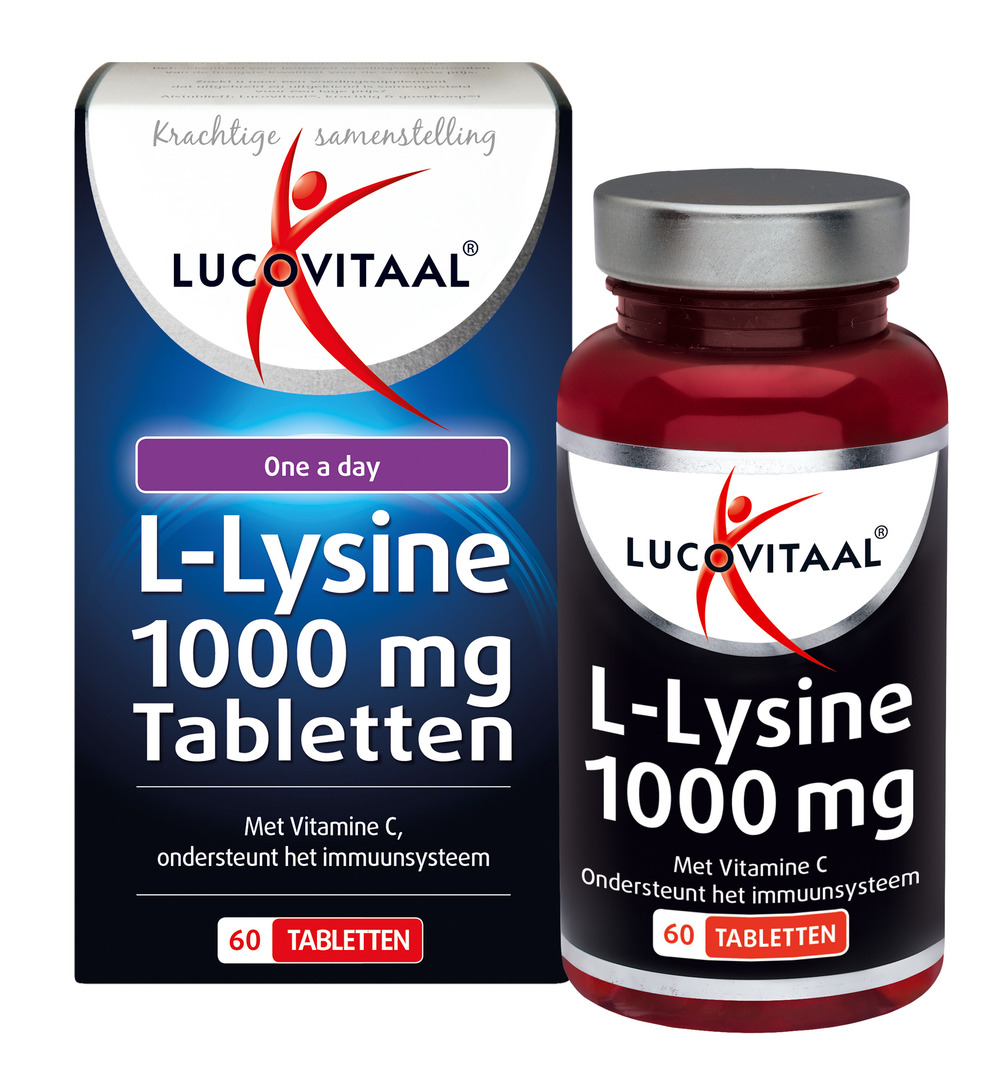 Lucovitaal L-Lysine 1000mg (60 tabletten) - image 2