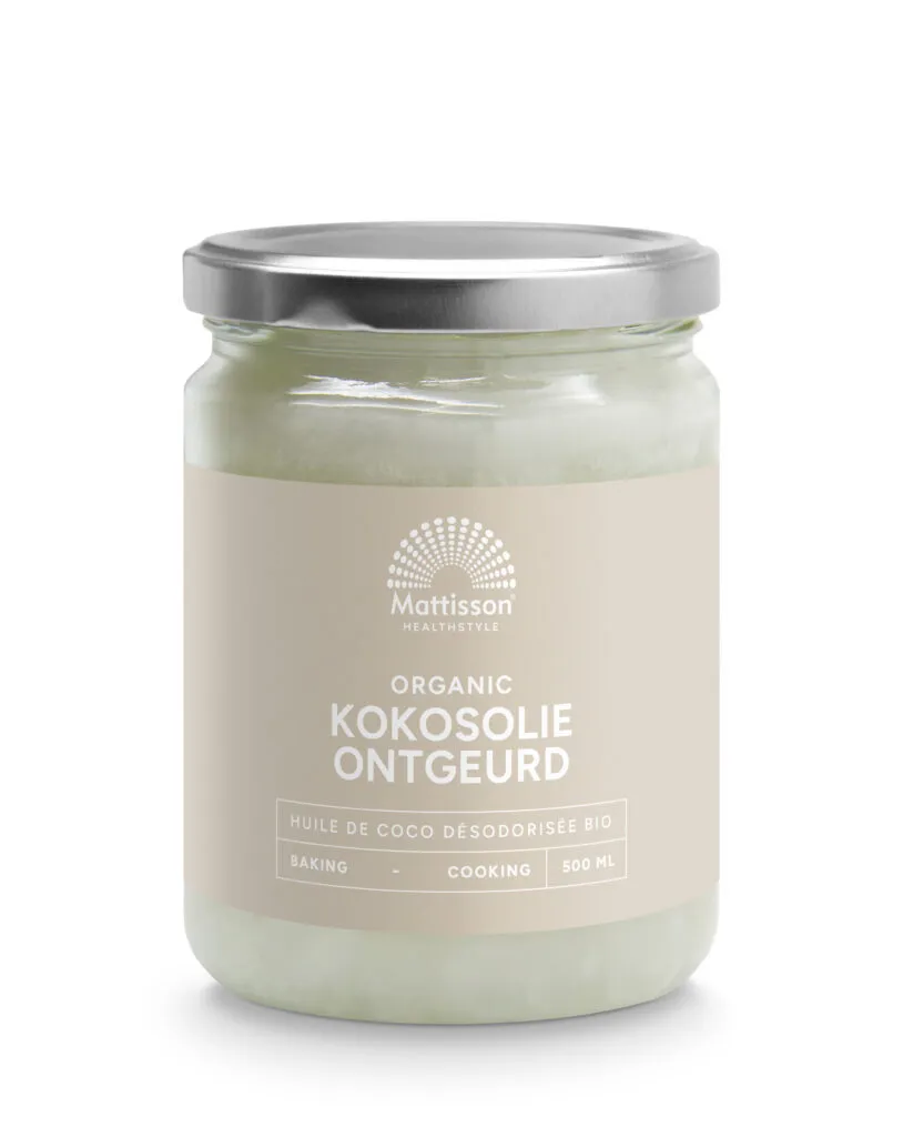 Mattisson Kokosnootolie Geurloos Bio (500 gr)