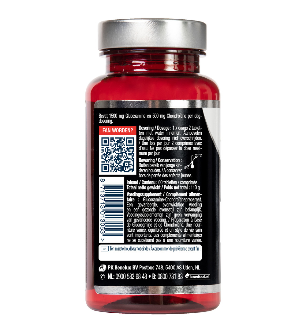 Lucovitaal Glucosamine Chondroïtine (60 tabletten) - image 3