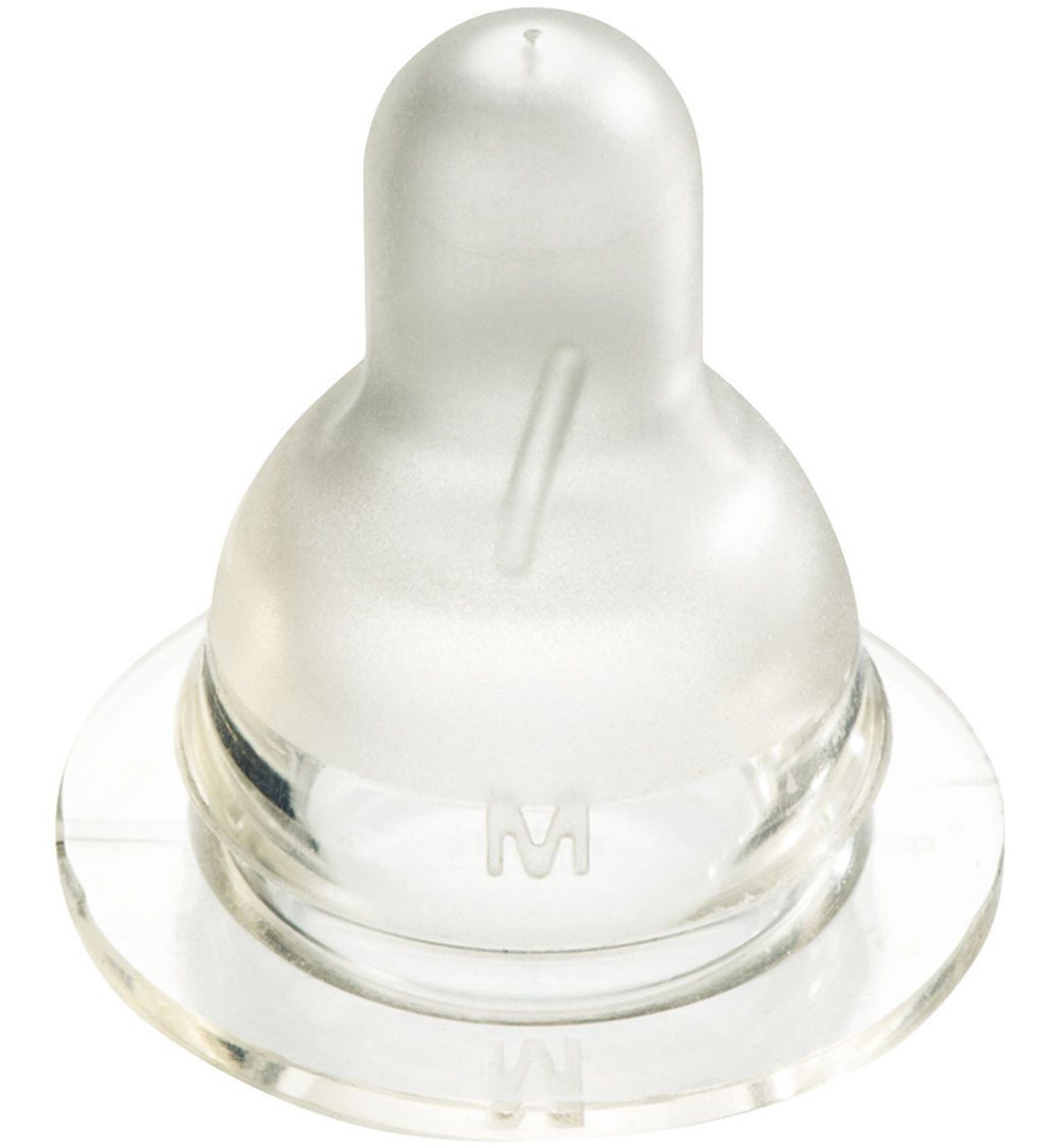 Difrax Flesspeen medium natural (2 stuks)