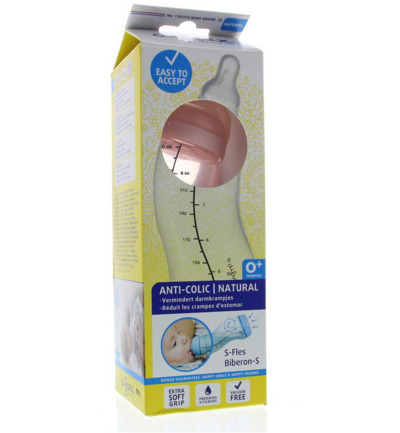 Difrax S-flesgroot assorti natural (1 stuk)