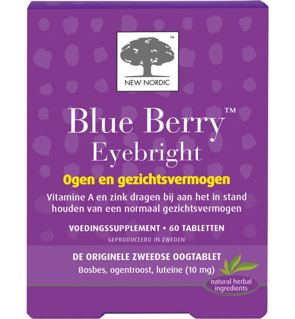New Nordic Blue berry eyebright (60 tabletten)