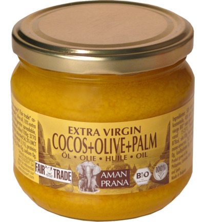 Amanprana Kokos-olijf-rode palm bio (325 ml)