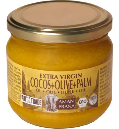 Amanprana Kokos-olijf-rode palm bio (325 ml)