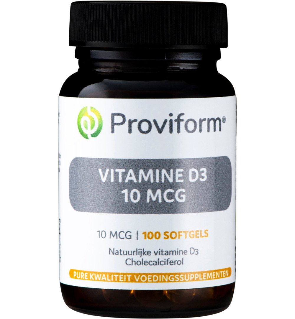 Proviform Vitamine D3 10Mcg (100 softgels)