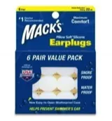 Macks Earplugs (6 paar)