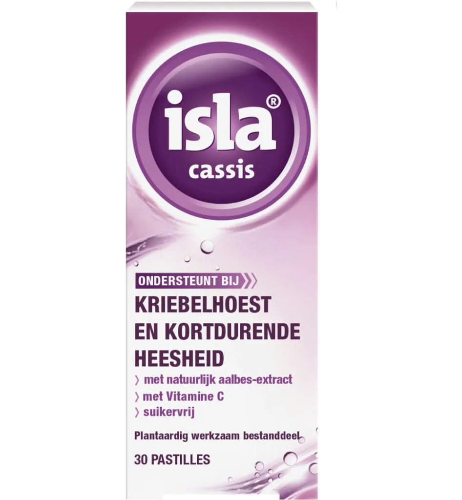 Isla Cassis keelpastille (30 tabletten)