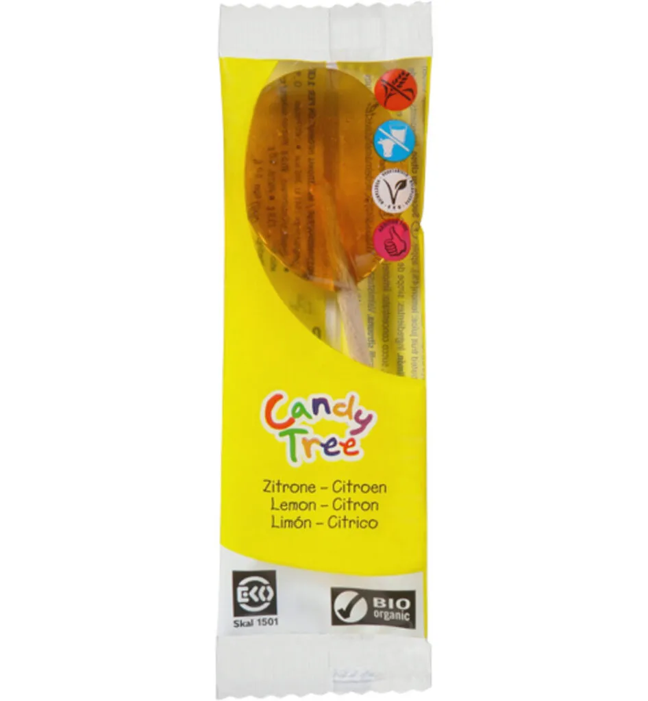 Candy Tree Citroen lollie bio (1 stuk)