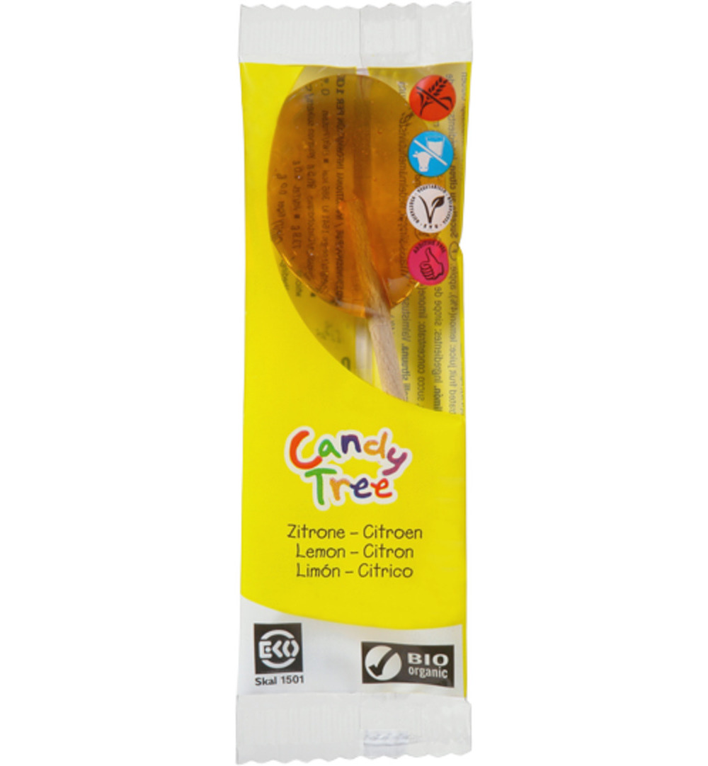 Candy Tree Citroen lollie bio (1 stuk)