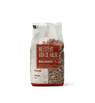 De Halm Muesli Noten Bio (750 gr)